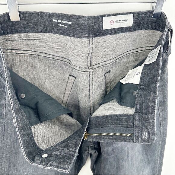 AG Adriano Goldschmied | The Graduate Jean Tailored Leg in Black Sz 32R - Picture 10 of 16